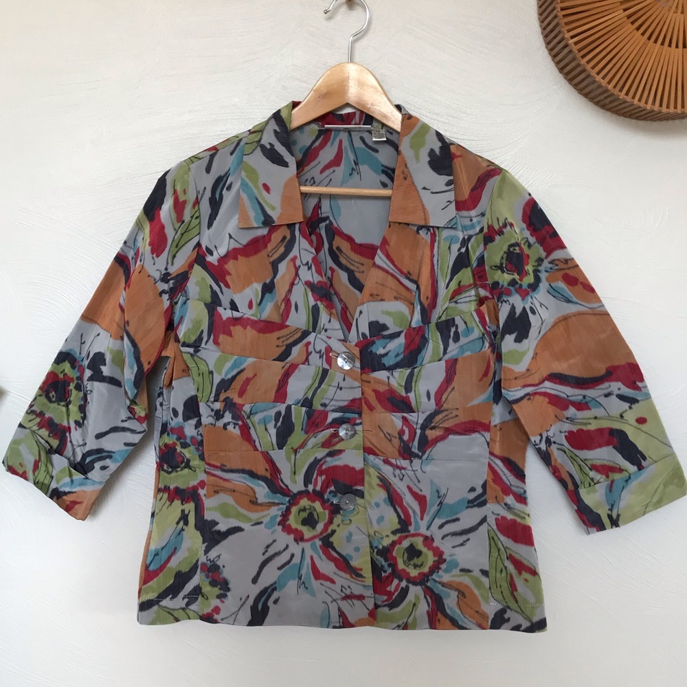 Farinaz Taghavi Three Quarter Sleeve Jacket